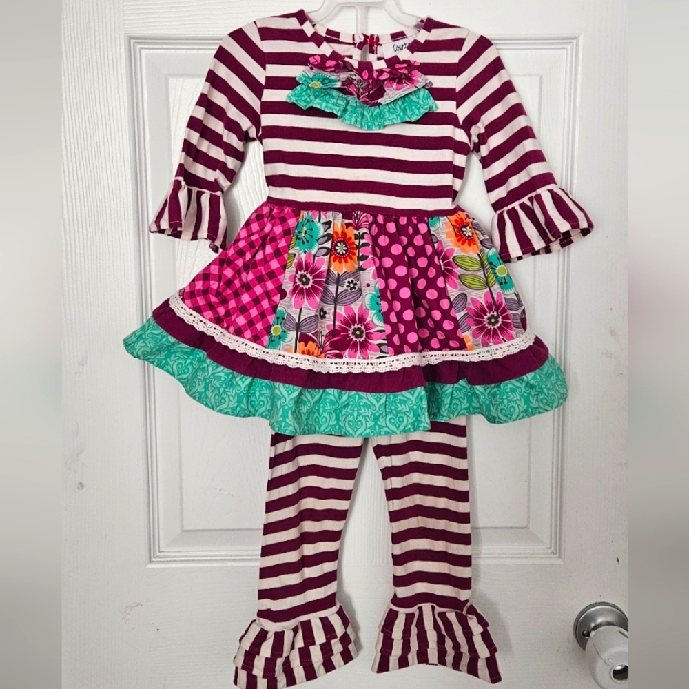 Counting Daisies Matching Set purple
